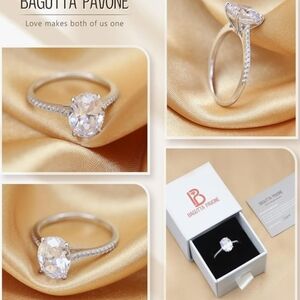 Silver Engagement Ring